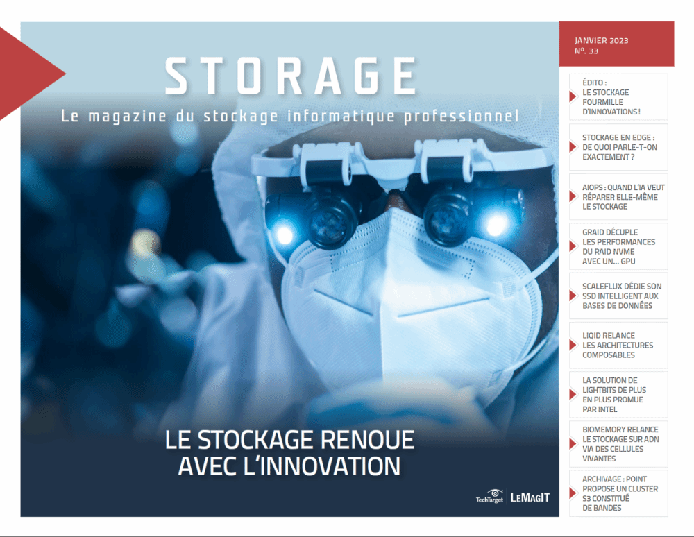 Image de la couverture du magazine Storage 33