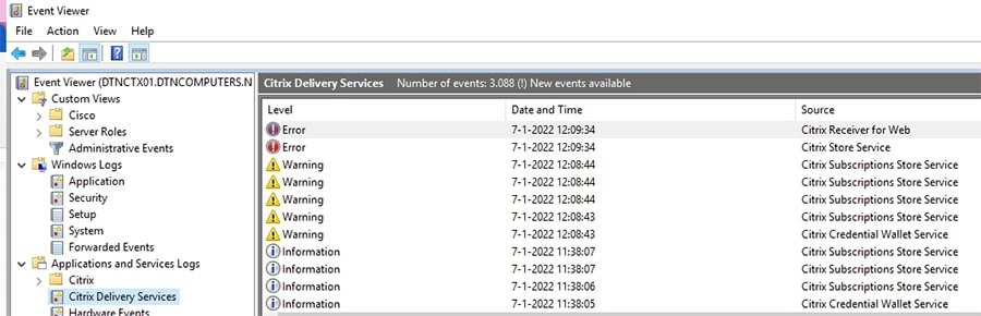 Sign In Loading Issue Citrix Principes de base du dépannage de Citrix Virtual Apps and Desktops ...