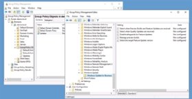 Figure 2. Interface permettant de personnaliser les paramètres GPO pour gérer les mises à jour.