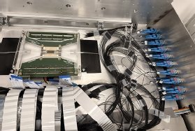 Le circuit au sein de l'ordinateur photonique de Quandela